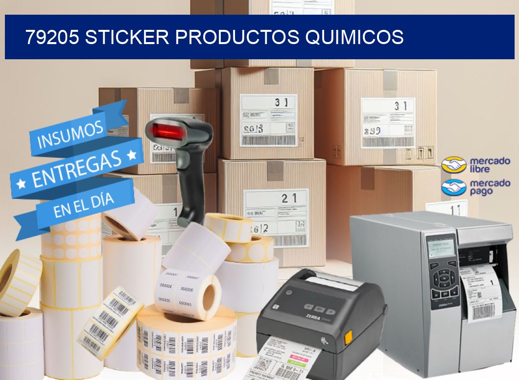 79205 STICKER PRODUCTOS QUIMICOS