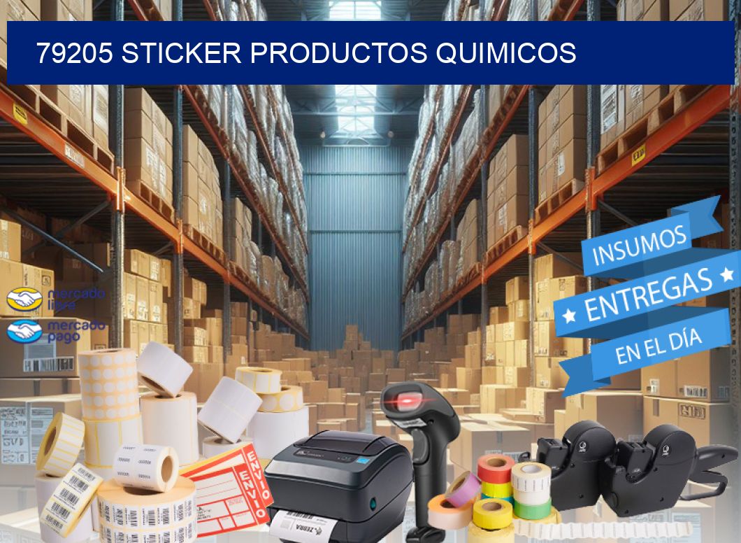 79205 STICKER PRODUCTOS QUIMICOS