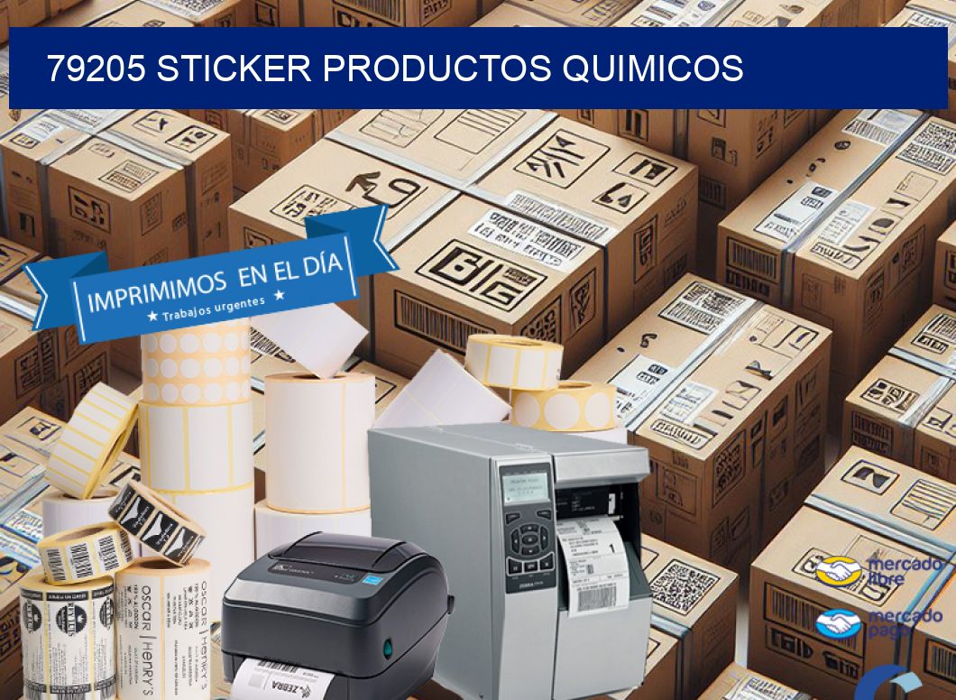 79205 STICKER PRODUCTOS QUIMICOS