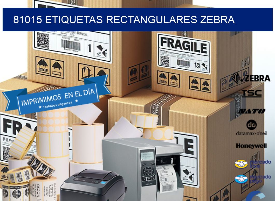 81015 etiquetas rectangulares zebra