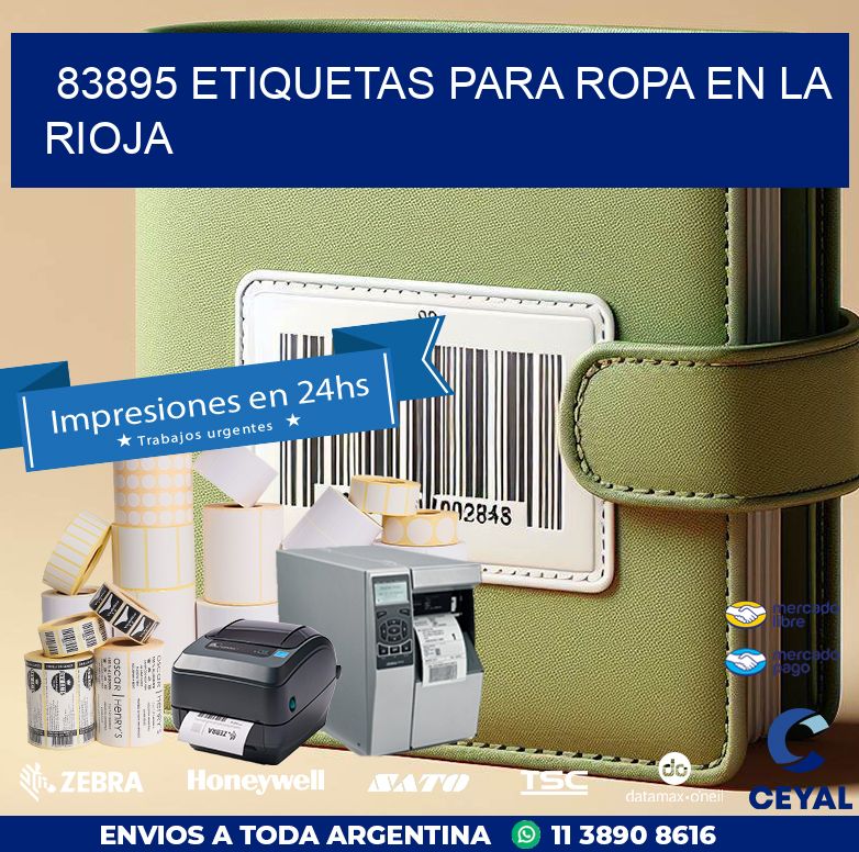 83895 ETIQUETAS PARA ROPA EN LA RIOJA