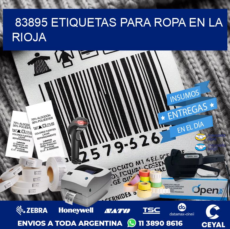 83895 ETIQUETAS PARA ROPA EN LA RIOJA