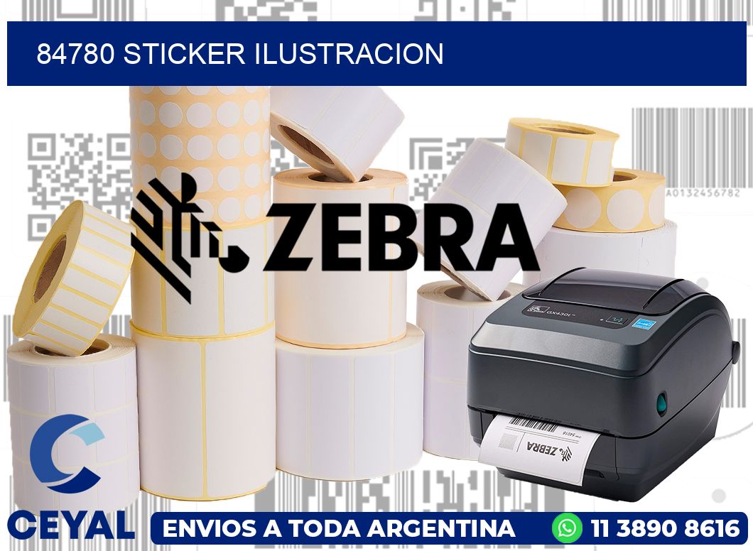 84780 STICKER ILUSTRACION