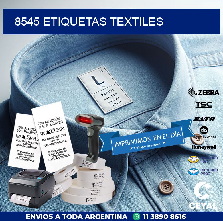 8545 ETIQUETAS TEXTILES