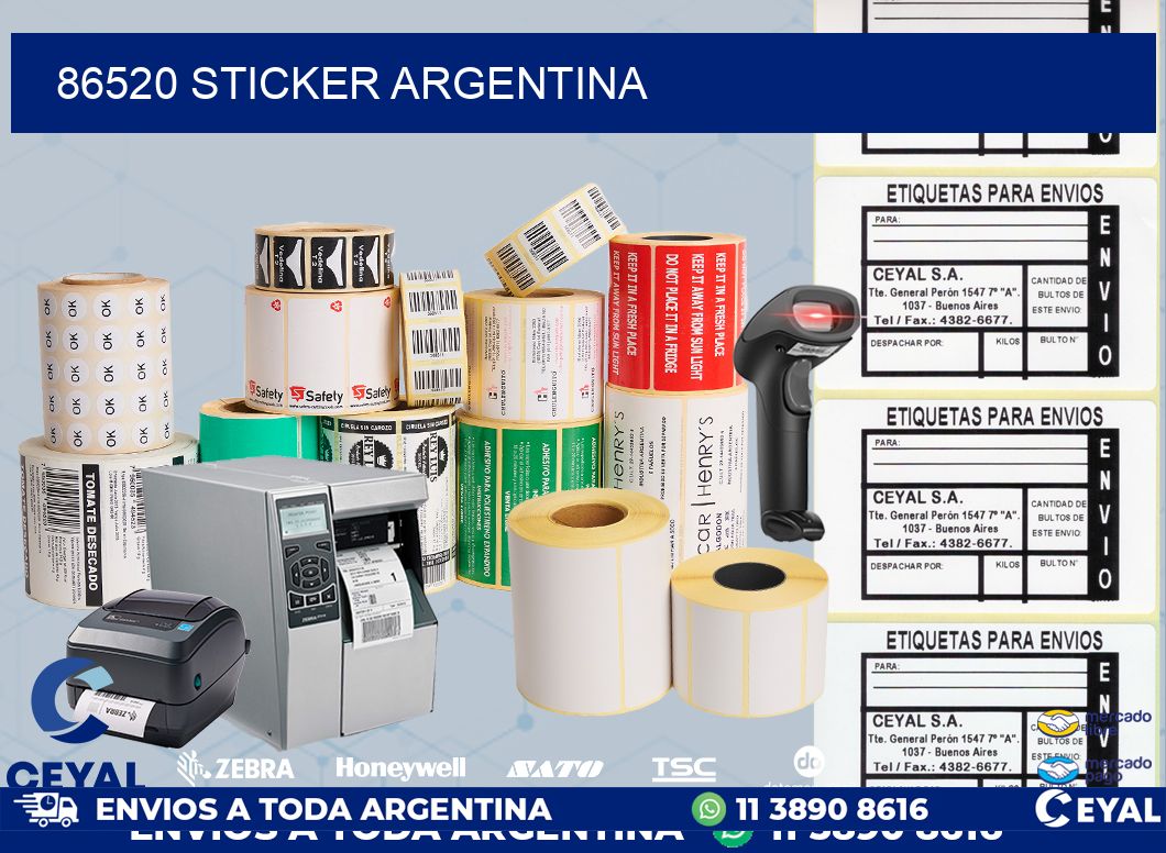 86520 Sticker Argentina