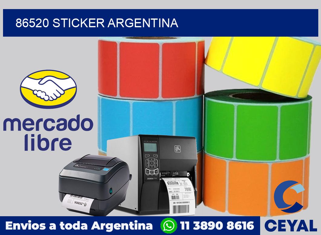 86520 Sticker Argentina