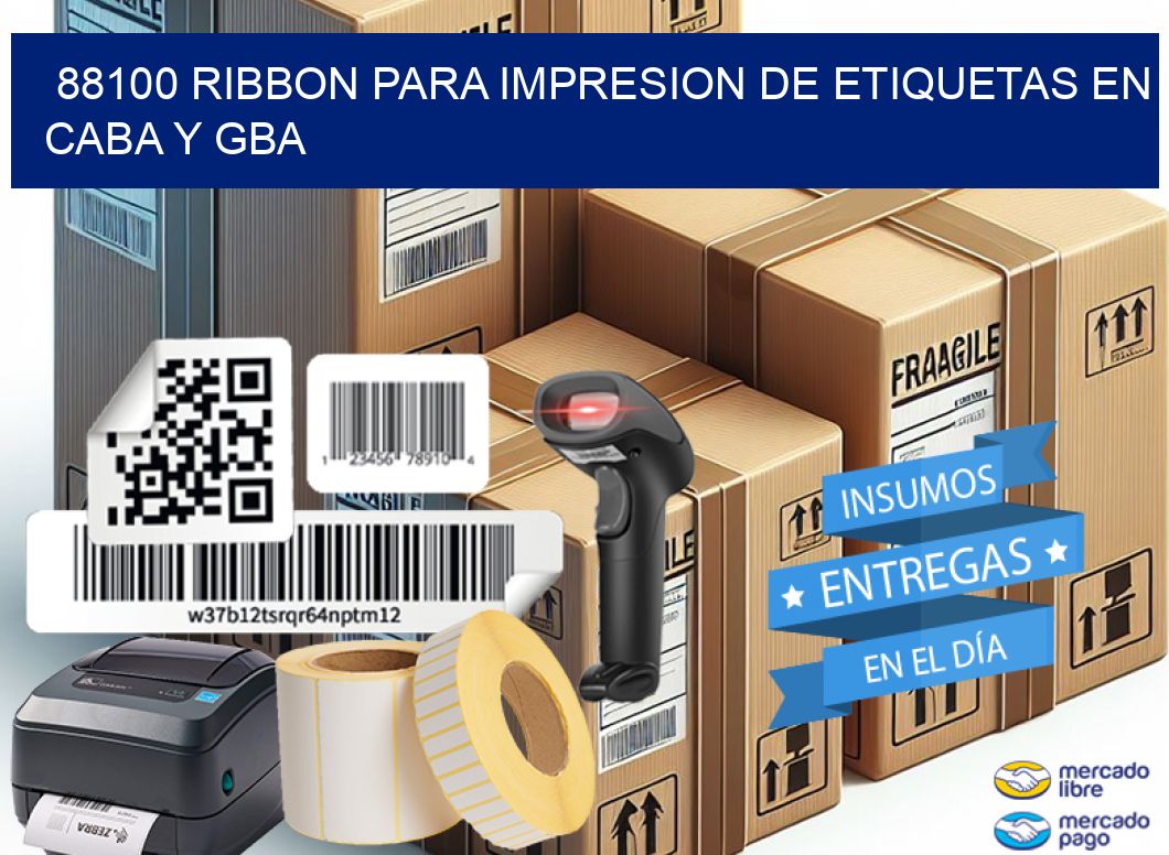 88100 RIBBON PARA IMPRESION DE ETIQUETAS EN CABA Y GBA