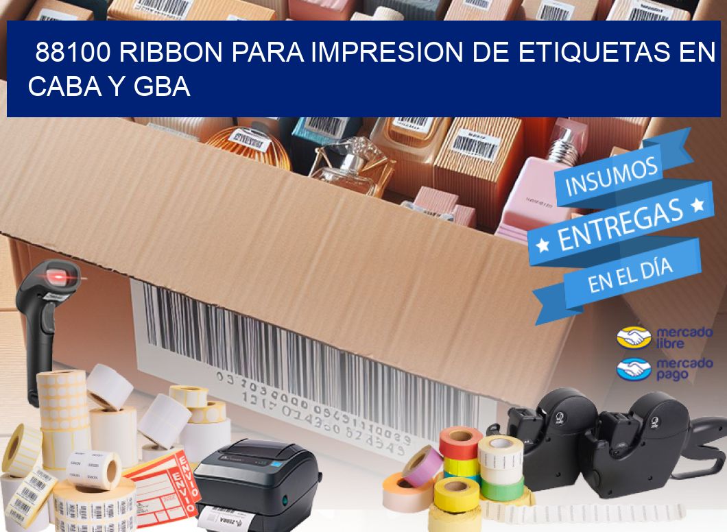 88100 RIBBON PARA IMPRESION DE ETIQUETAS EN CABA Y GBA