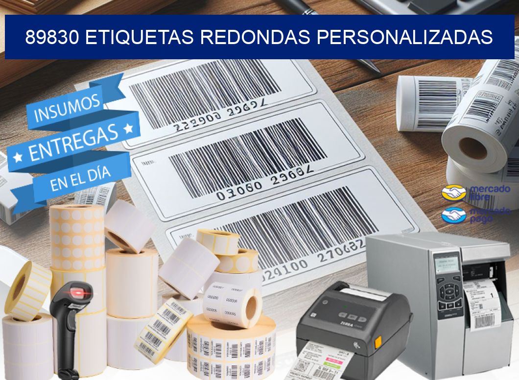 89830 ETIQUETAS REDONDAS PERSONALIZADAS