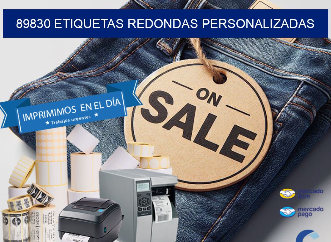 89830 ETIQUETAS REDONDAS PERSONALIZADAS