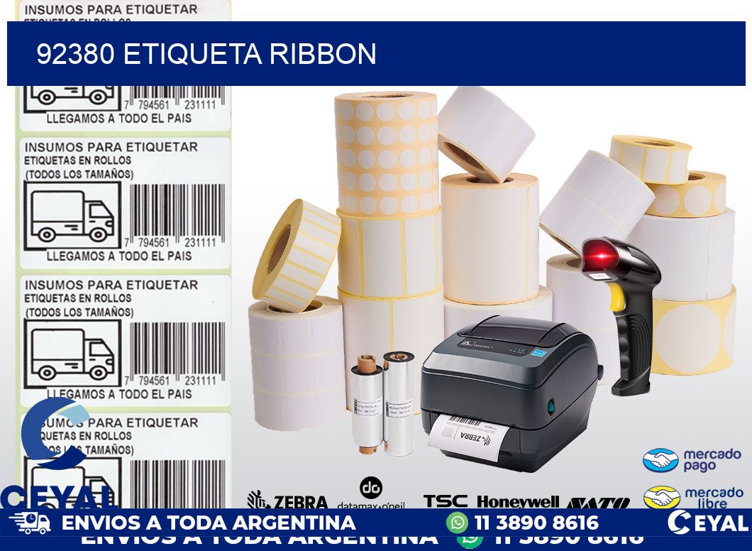 92380 etiqueta ribbon
