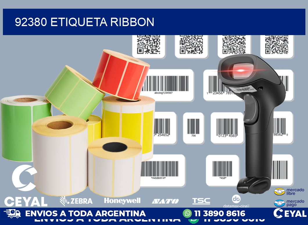 92380 etiqueta ribbon