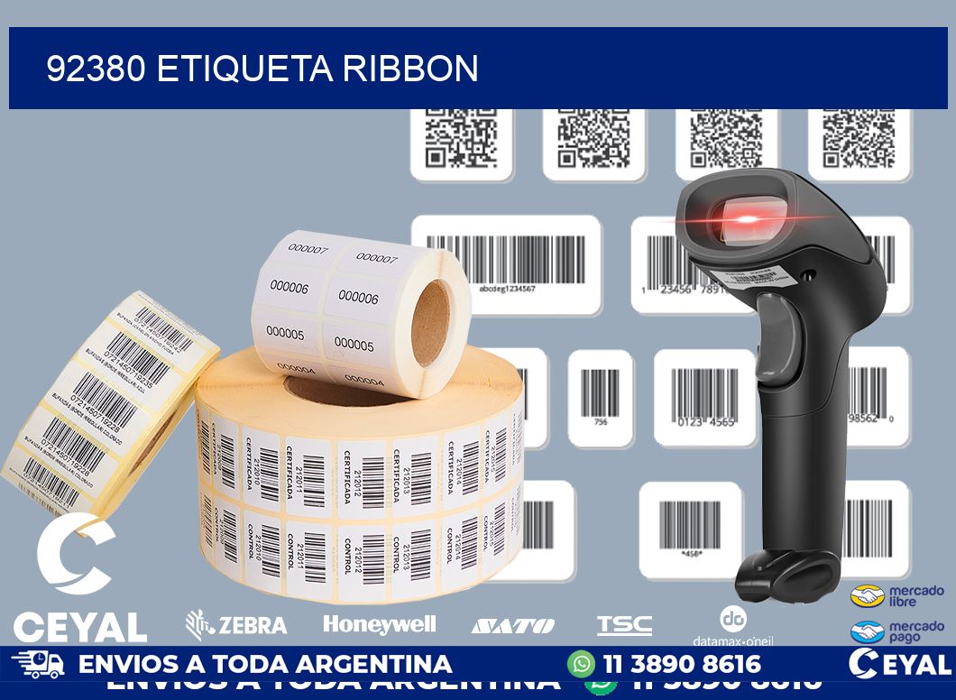 92380 etiqueta ribbon