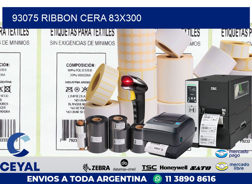 93075 RIBBON CERA 83X300
