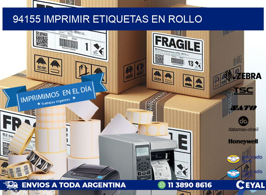 94155 imprimir etiquetas en rollo