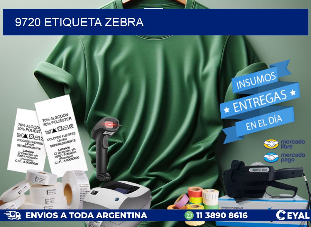 9720 ETIQUETA ZEBRA