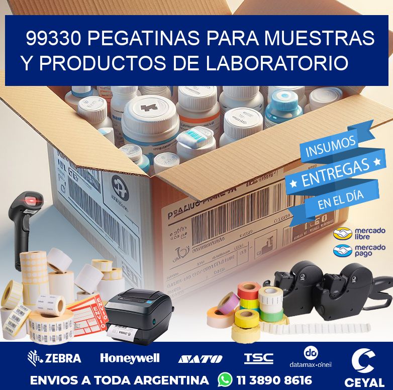 99330 PEGATINAS PARA MUESTRAS Y PRODUCTOS DE LABORATORIO