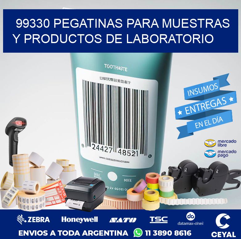 99330 PEGATINAS PARA MUESTRAS Y PRODUCTOS DE LABORATORIO