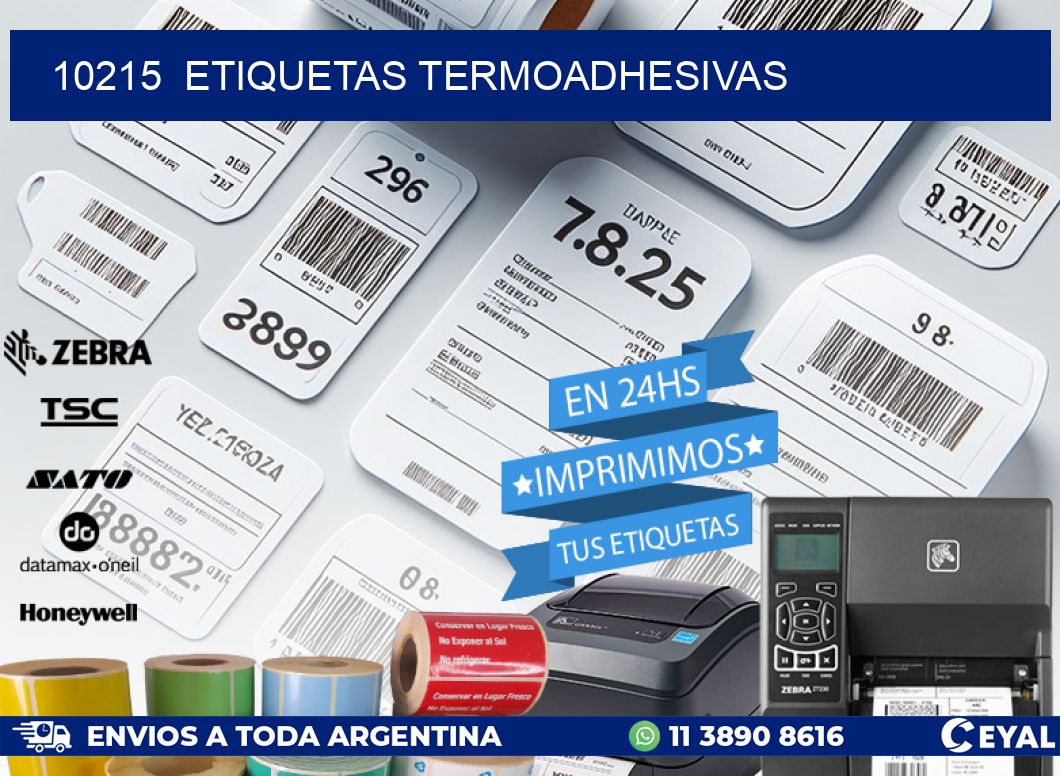 10215  ETIQUETAS TERMOADHESIVAS