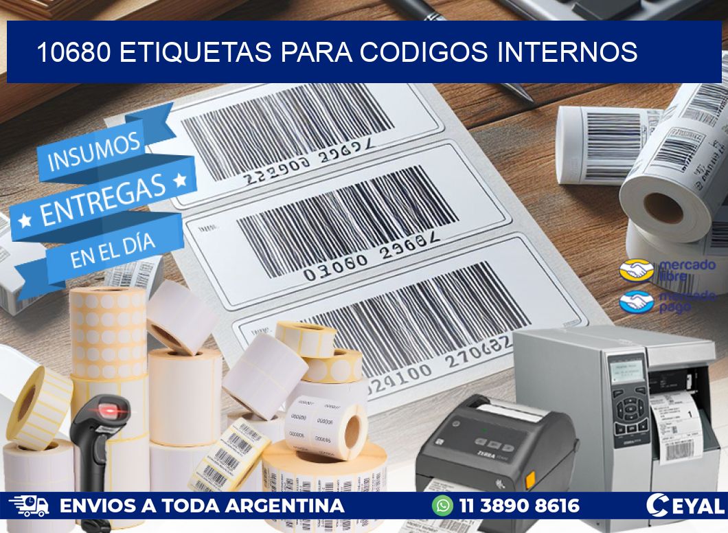 10680 ETIQUETAS PARA CODIGOS INTERNOS