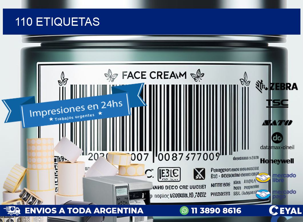 110 ETIQUETAS