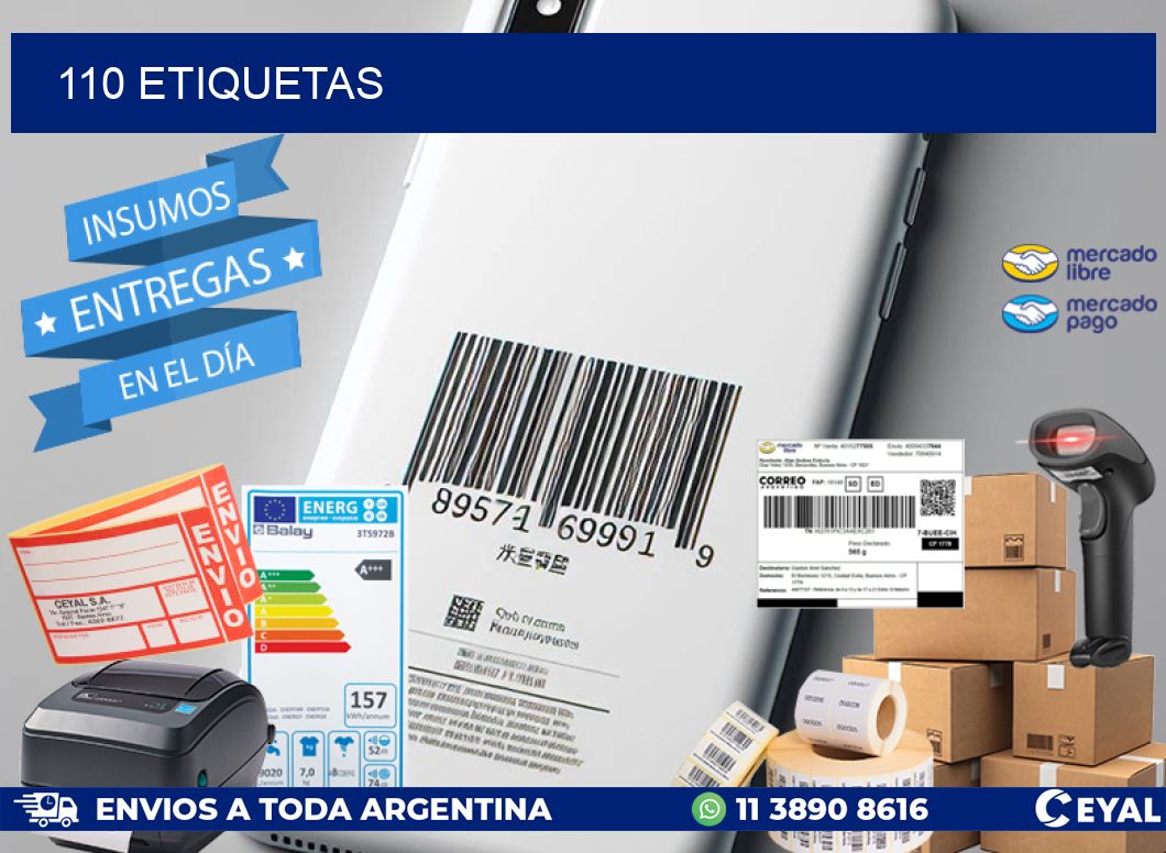 110 ETIQUETAS