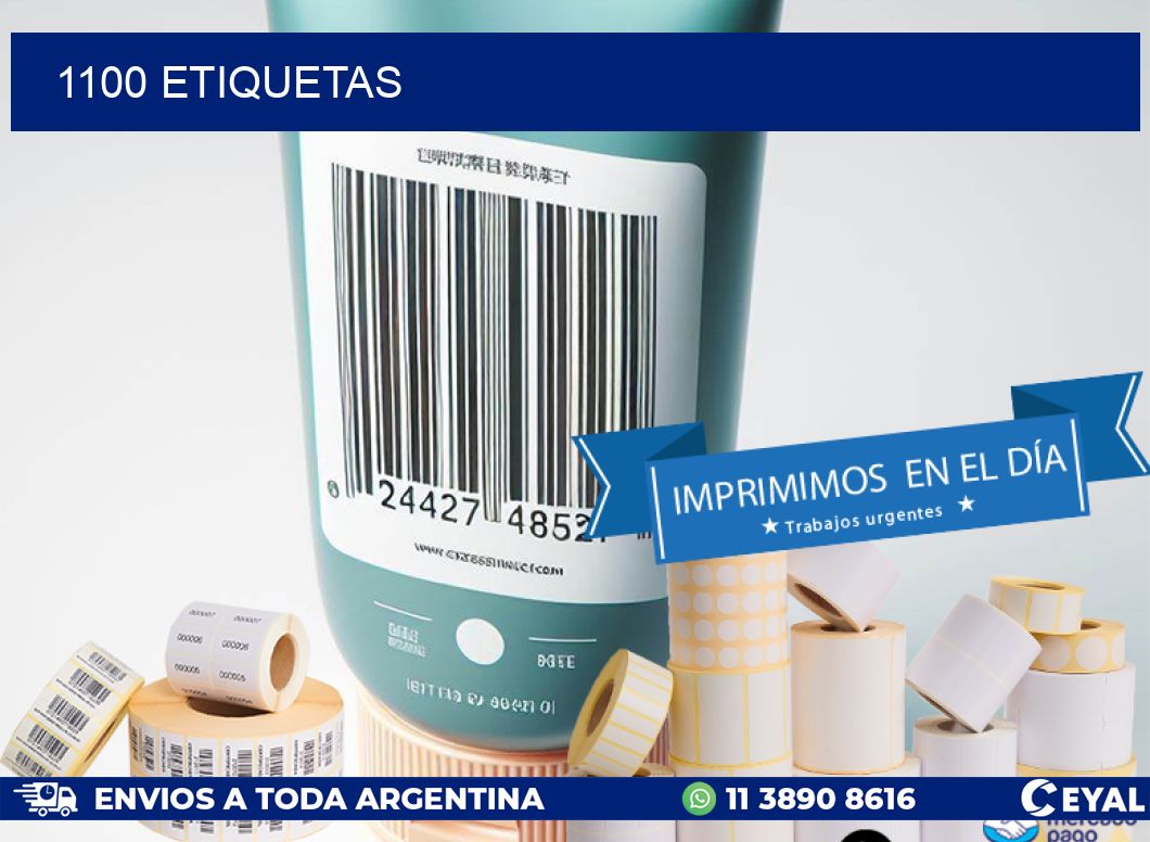 1100 ETIQUETAS
