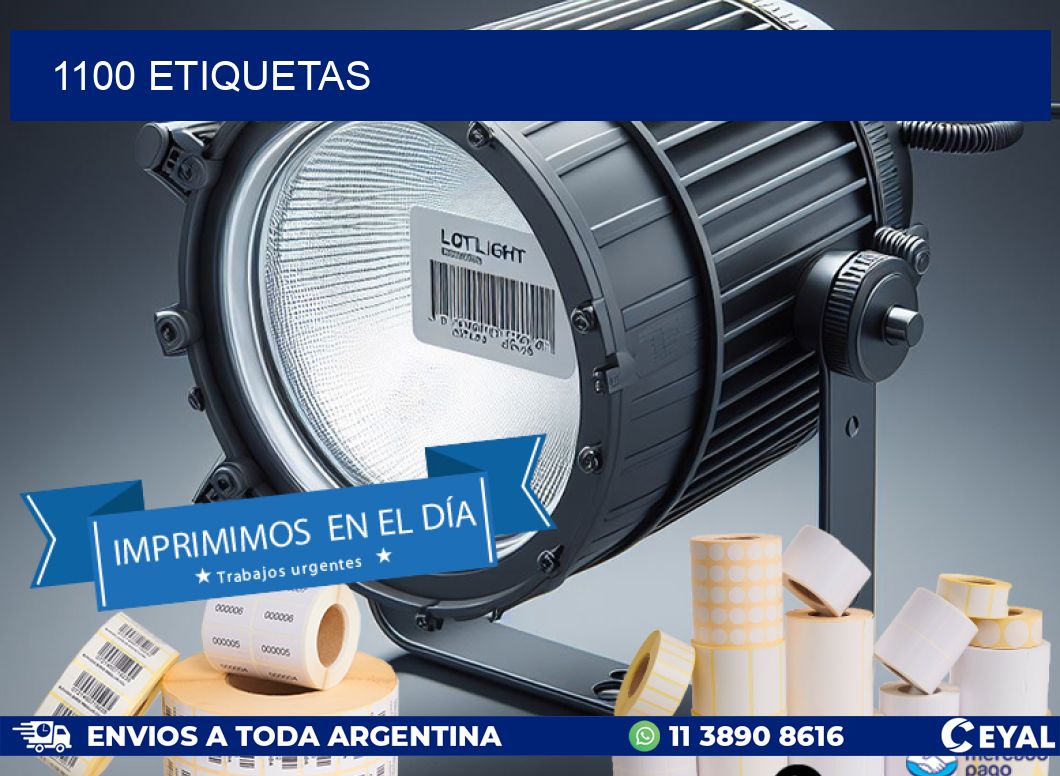 1100 ETIQUETAS