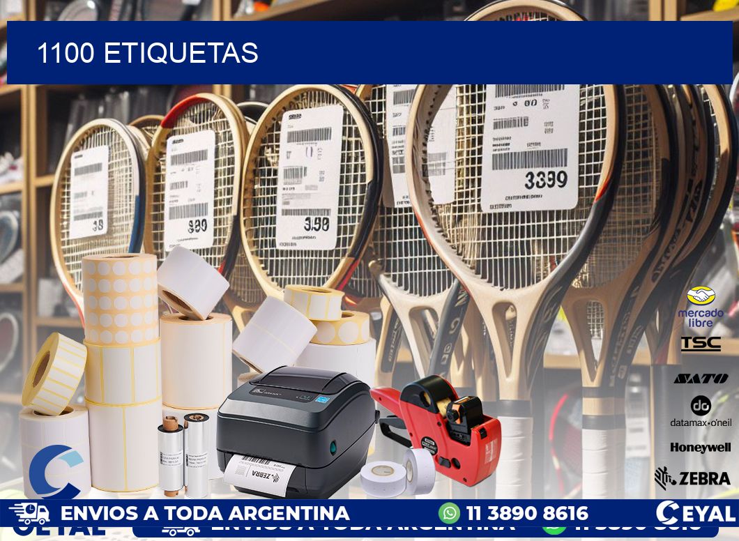 1100 ETIQUETAS