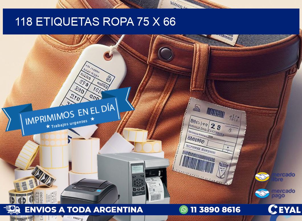 118 ETIQUETAS ROPA 75 x 66