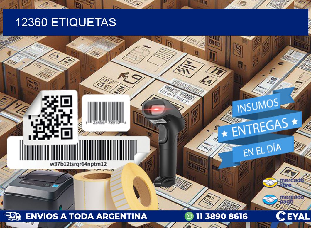 12360 ETIQUETAS