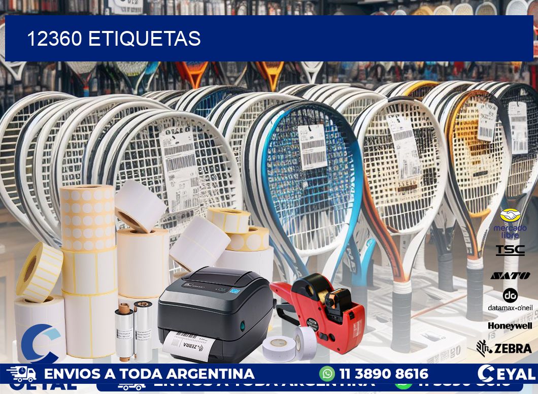 12360 ETIQUETAS