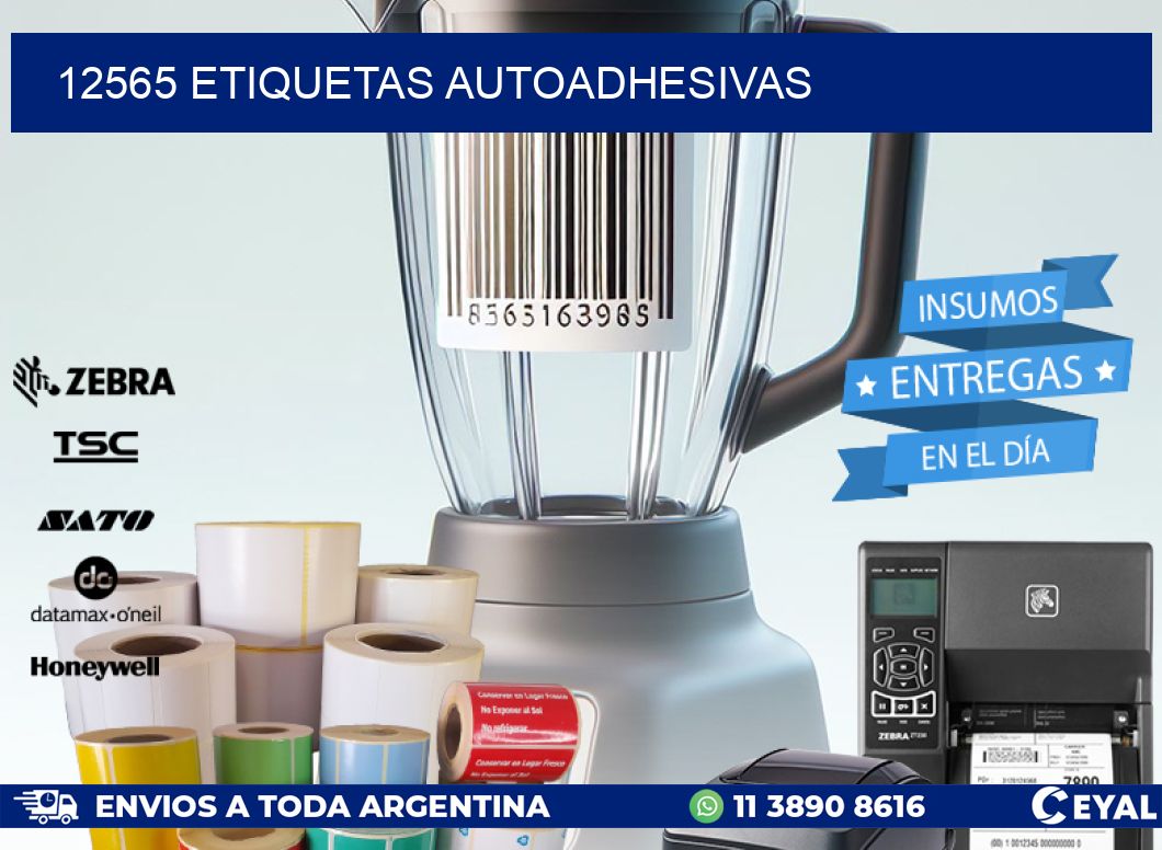 12565 ETIQUETAS AUTOADHESIVAS
