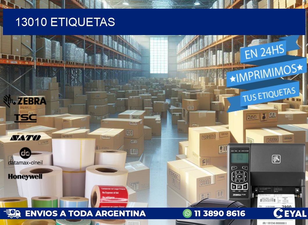 13010 ETIQUETAS
