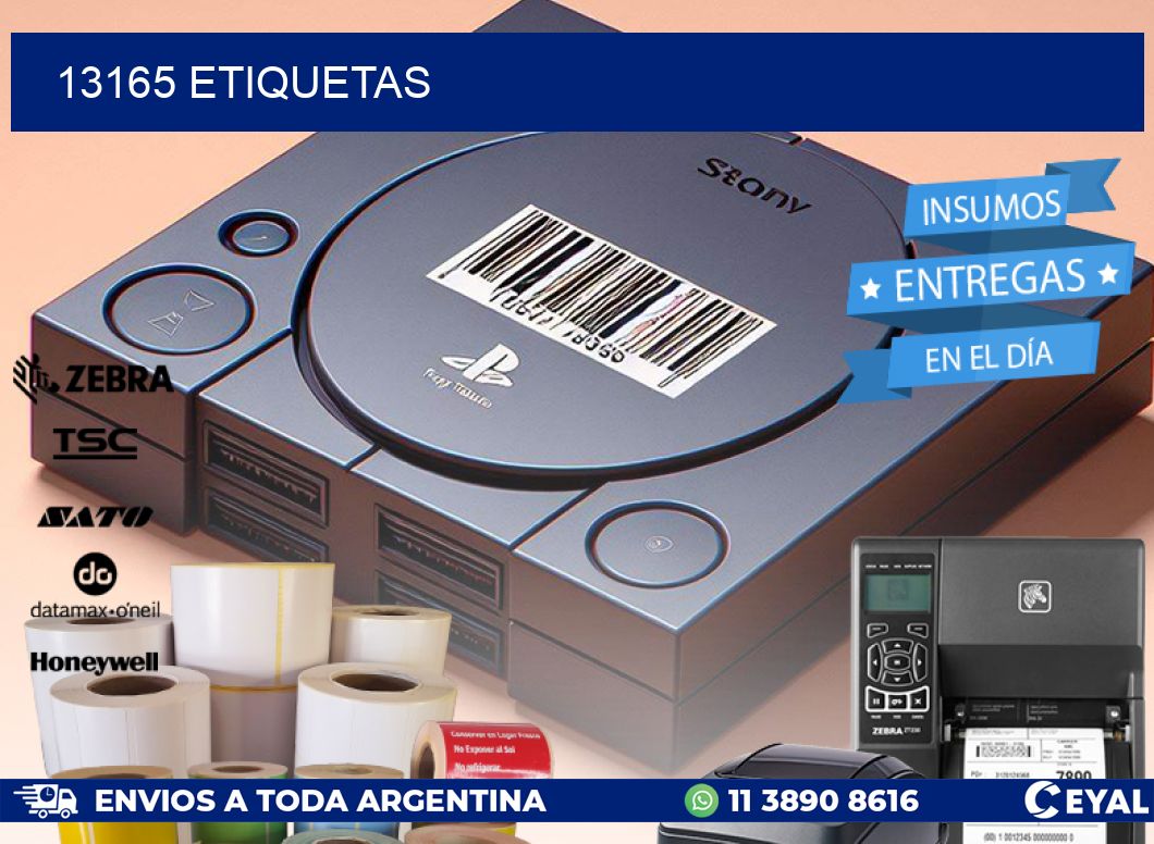 13165 ETIQUETAS