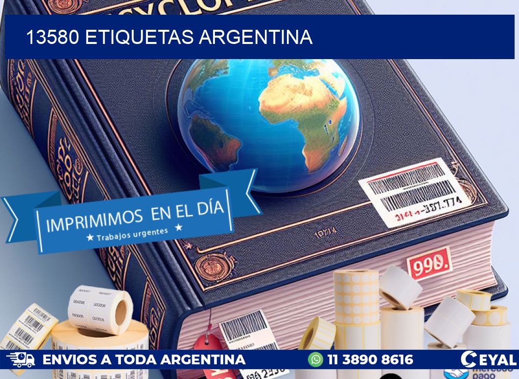 13580 ETIQUETAS ARGENTINA