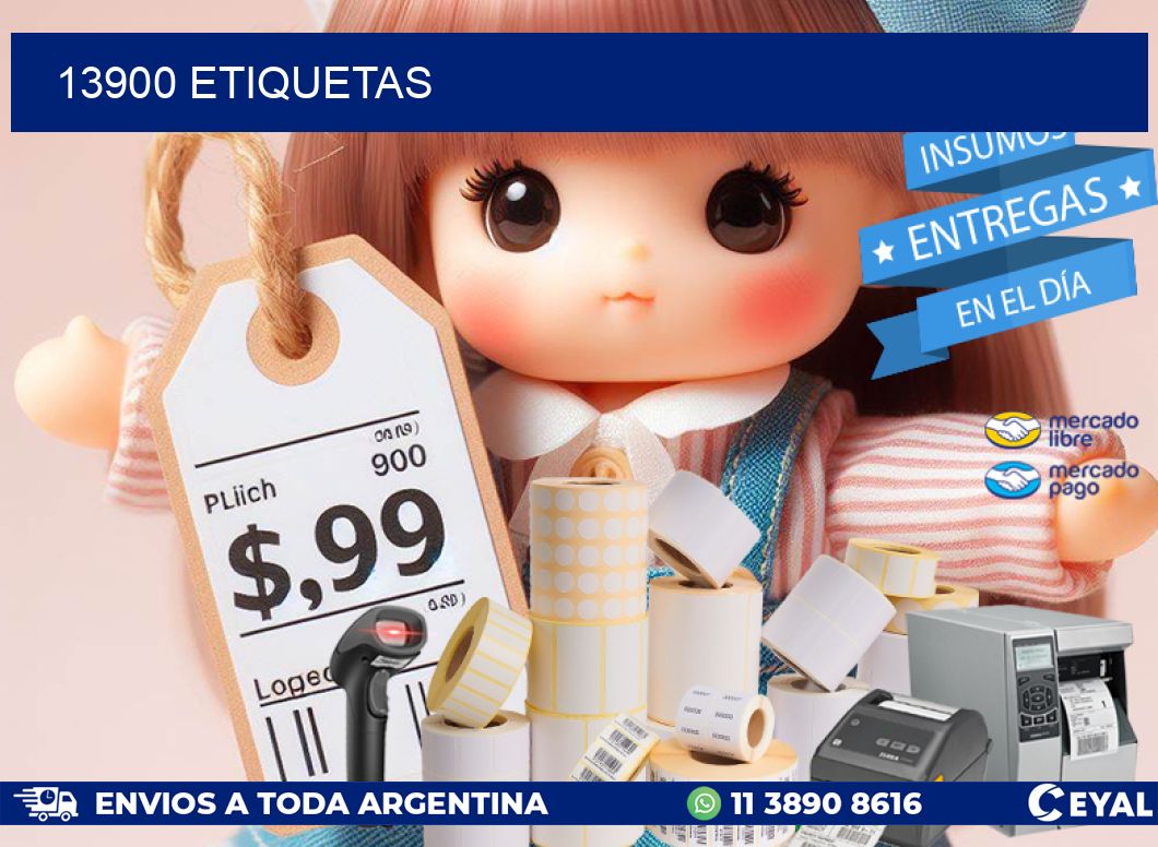13900 ETIQUETAS