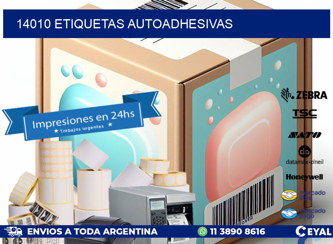 14010 ETIQUETAS AUTOADHESIVAS