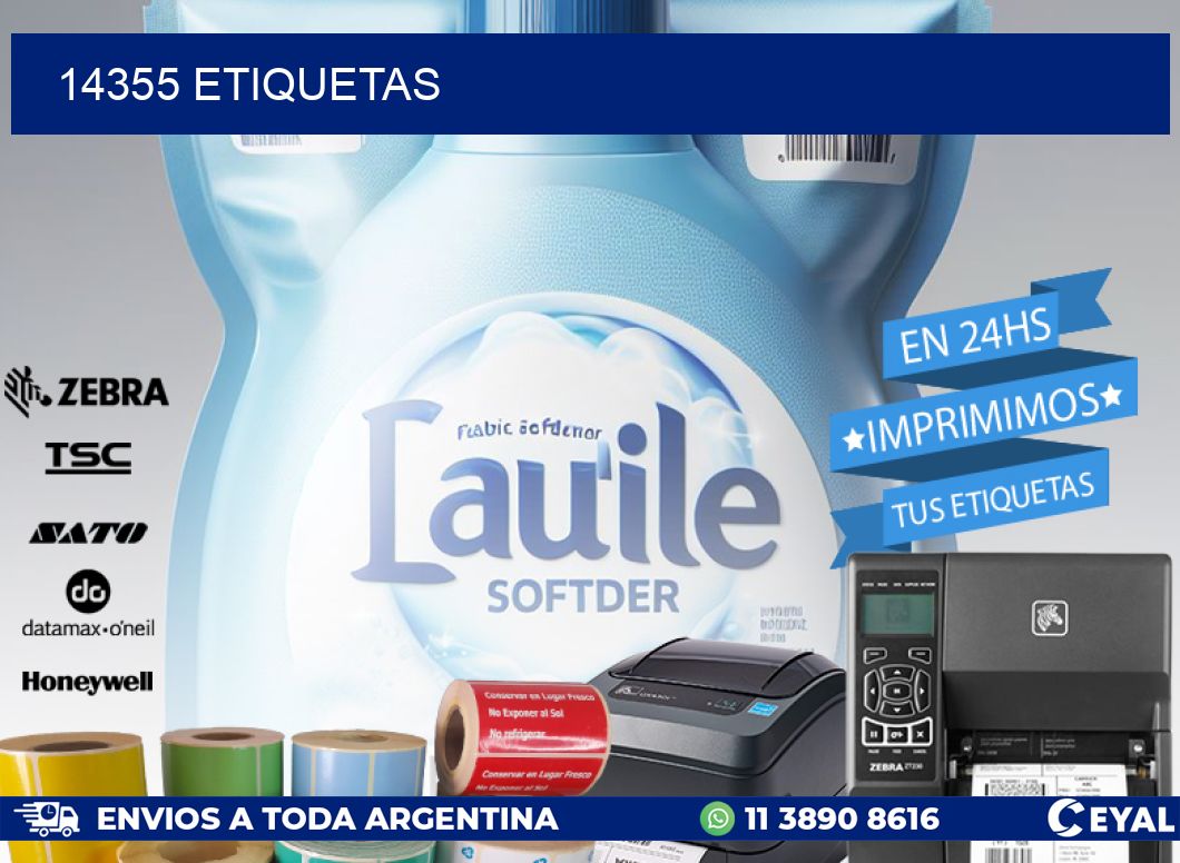 14355 ETIQUETAS