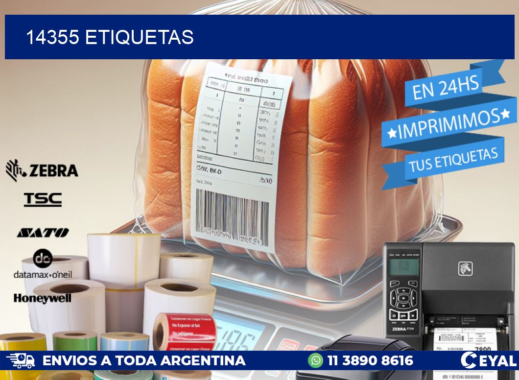 14355 ETIQUETAS