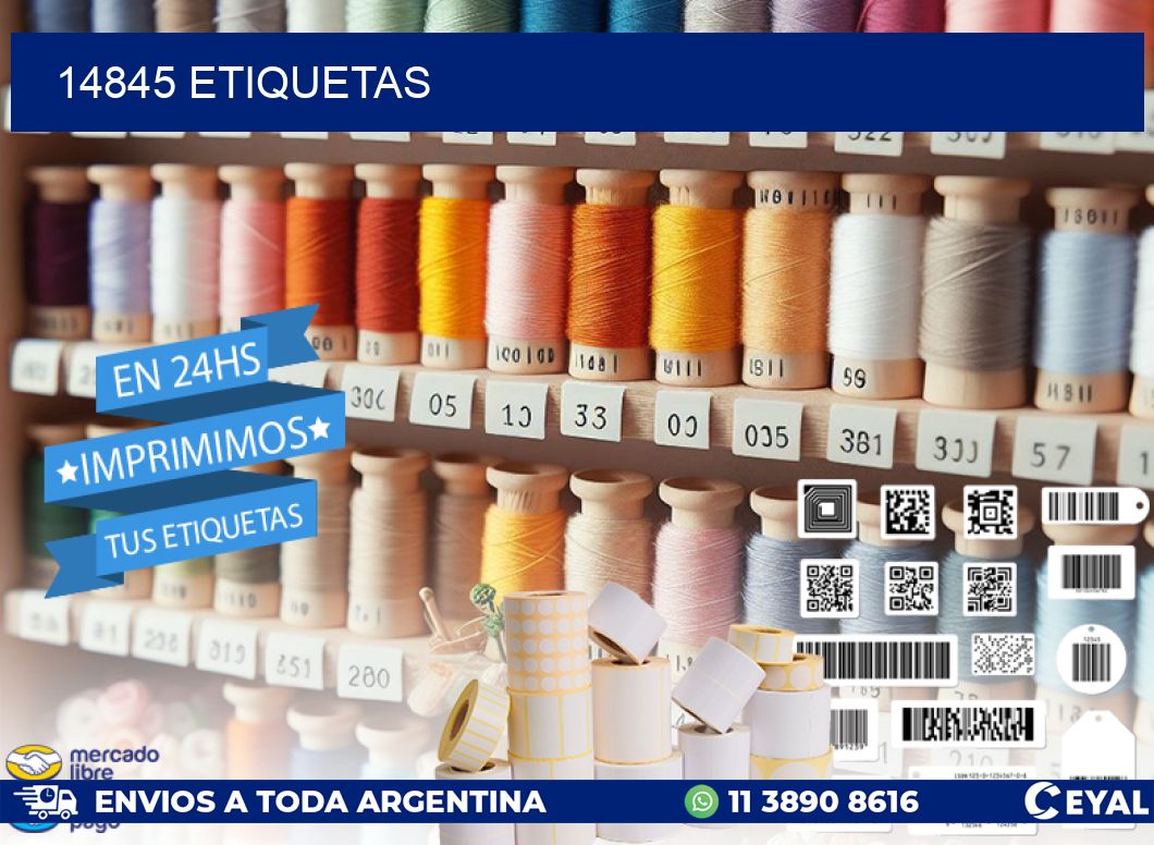 14845 ETIQUETAS