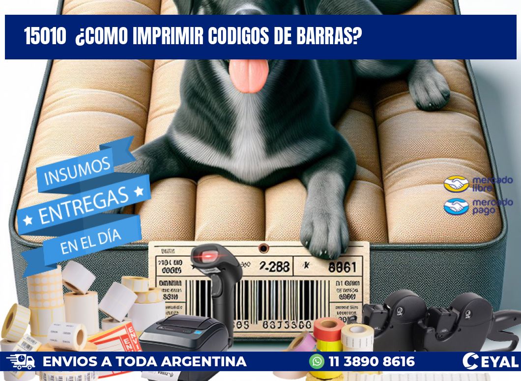 15010  ¿COMO IMPRIMIR CODIGOS DE BARRAS?