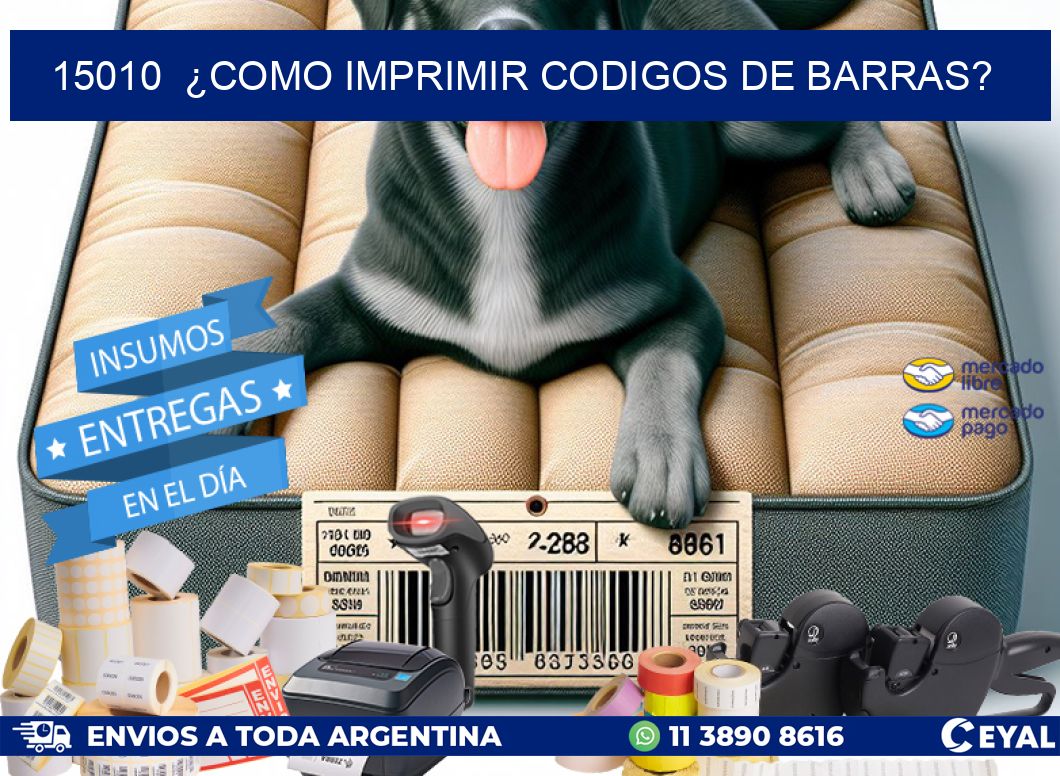 15010  ¿COMO IMPRIMIR CODIGOS DE BARRAS?