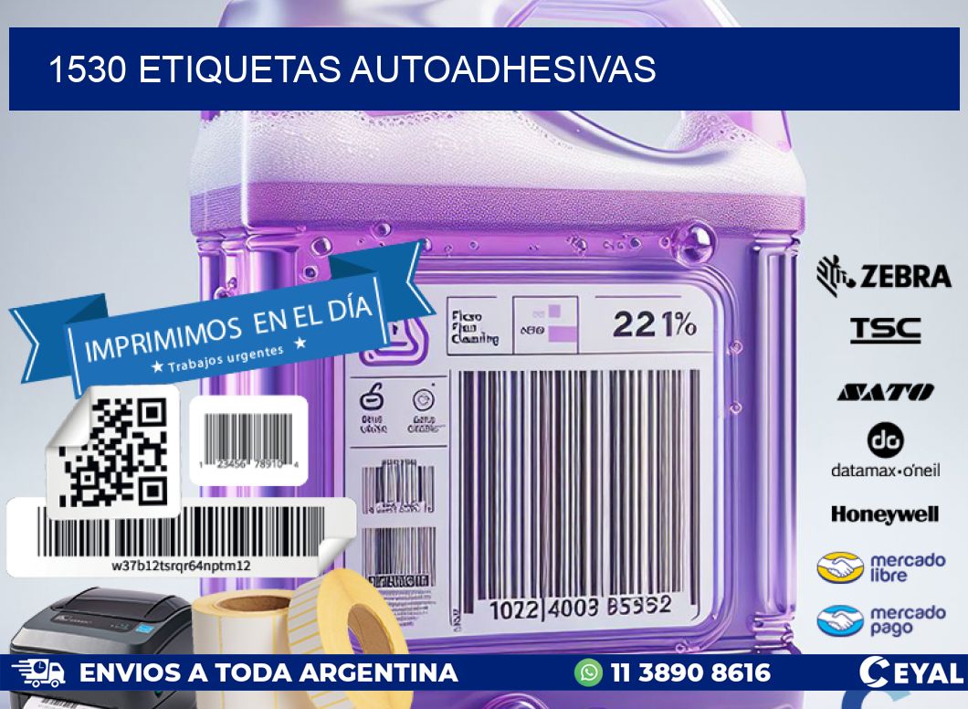 1530 ETIQUETAS AUTOADHESIVAS