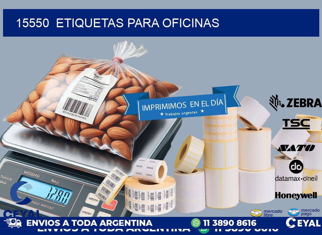 15550  ETIQUETAS PARA OFICINAS