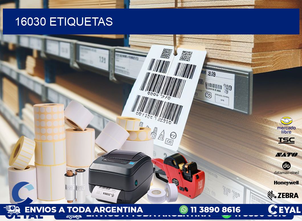 16030 ETIQUETAS