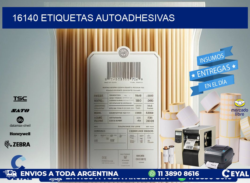 16140 ETIQUETAS AUTOADHESIVAS