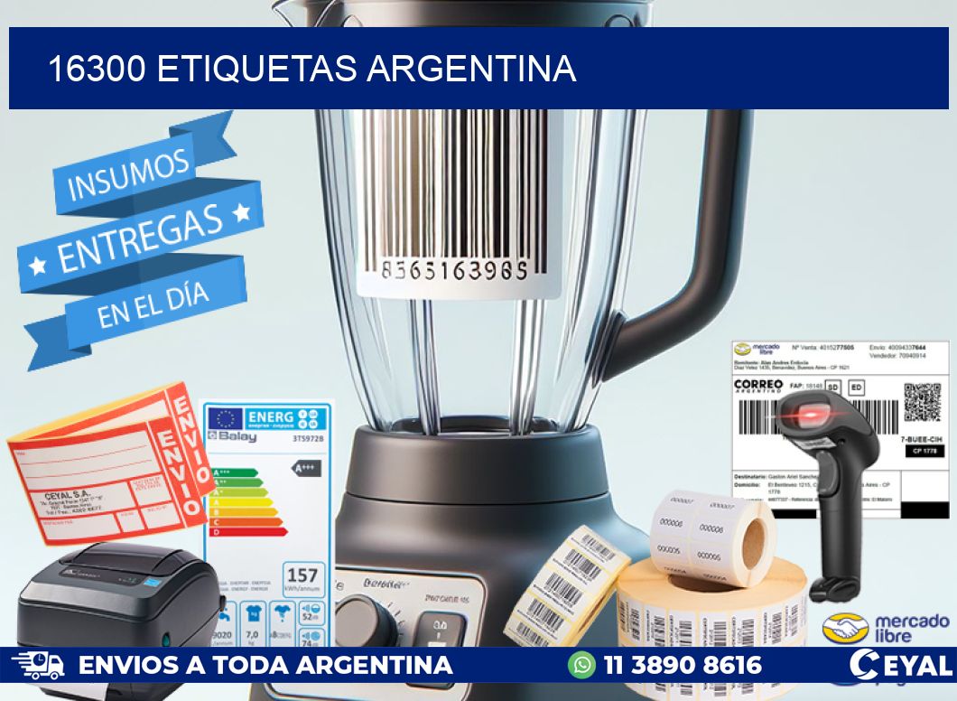 16300 ETIQUETAS ARGENTINA
