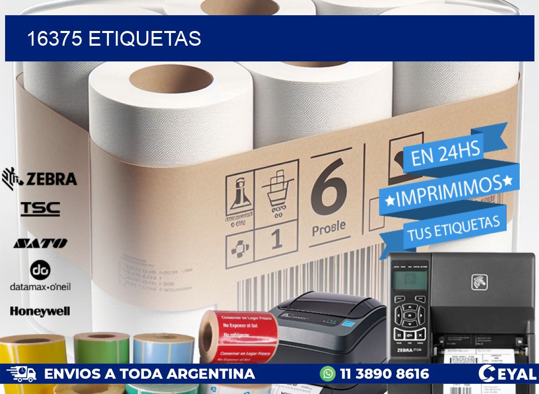 16375 ETIQUETAS