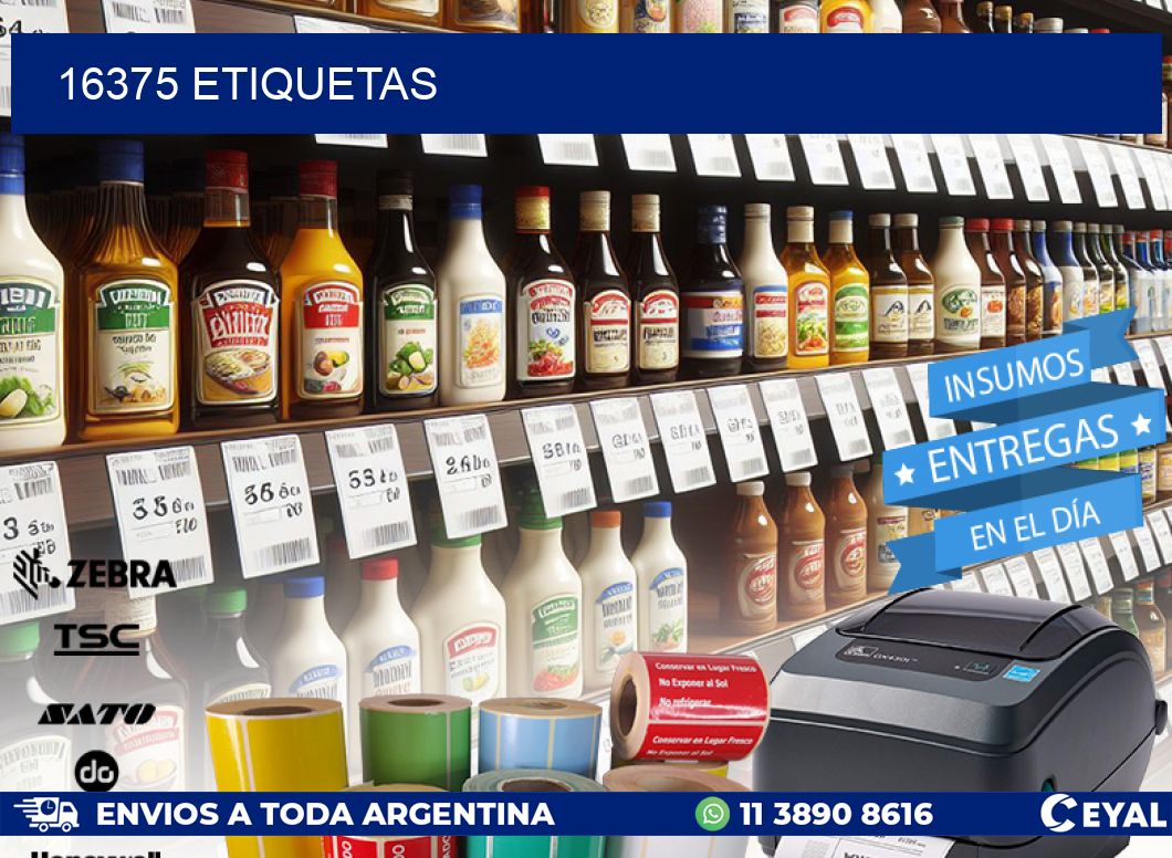 16375 ETIQUETAS